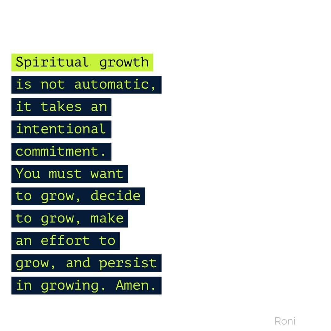 Spiritual growth effort