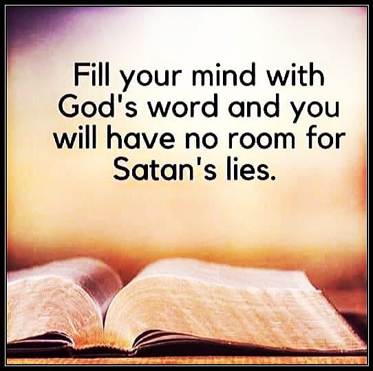 Fill your mind with God's word