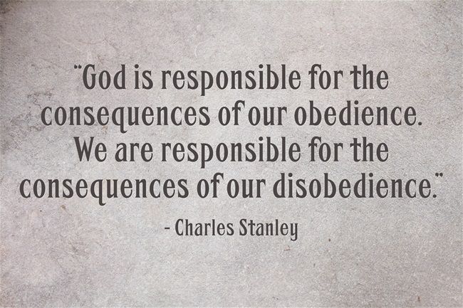 Disobedience or obedience