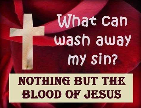 What can wash away my sin