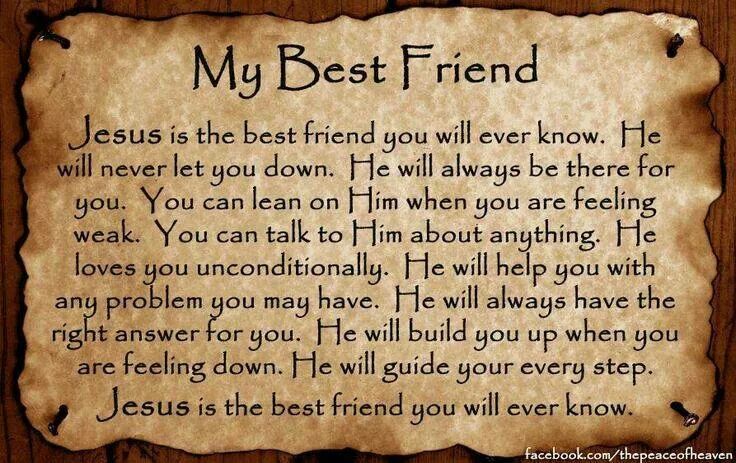 Jesus-My best friend
