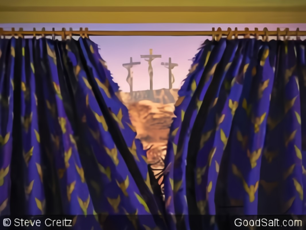 Jesus tore the veil