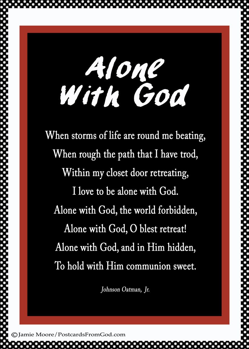 Alone with God