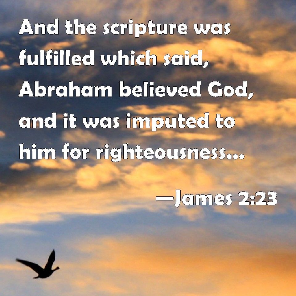 Abraham found righteous