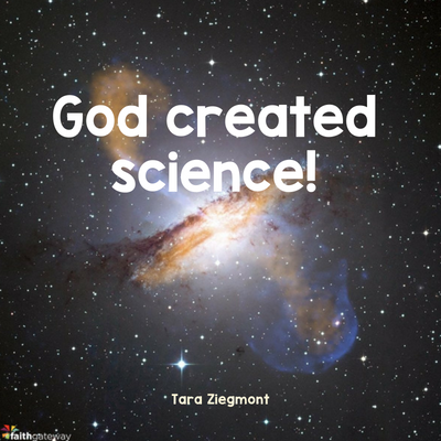 God created science