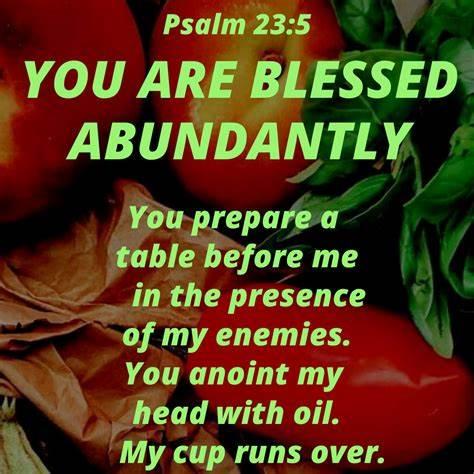 Abundant blessings