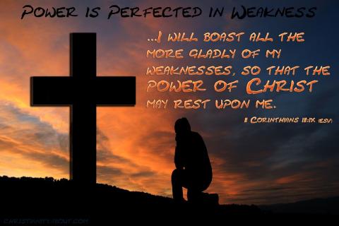 When I am weak then am I strong