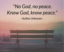 Know God, Know Peace