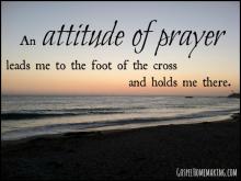 prayerful attitude