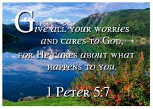 Give your cares to God