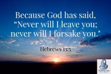 God is always with us