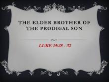 The Elder Son in the parable of the Prodigal Son